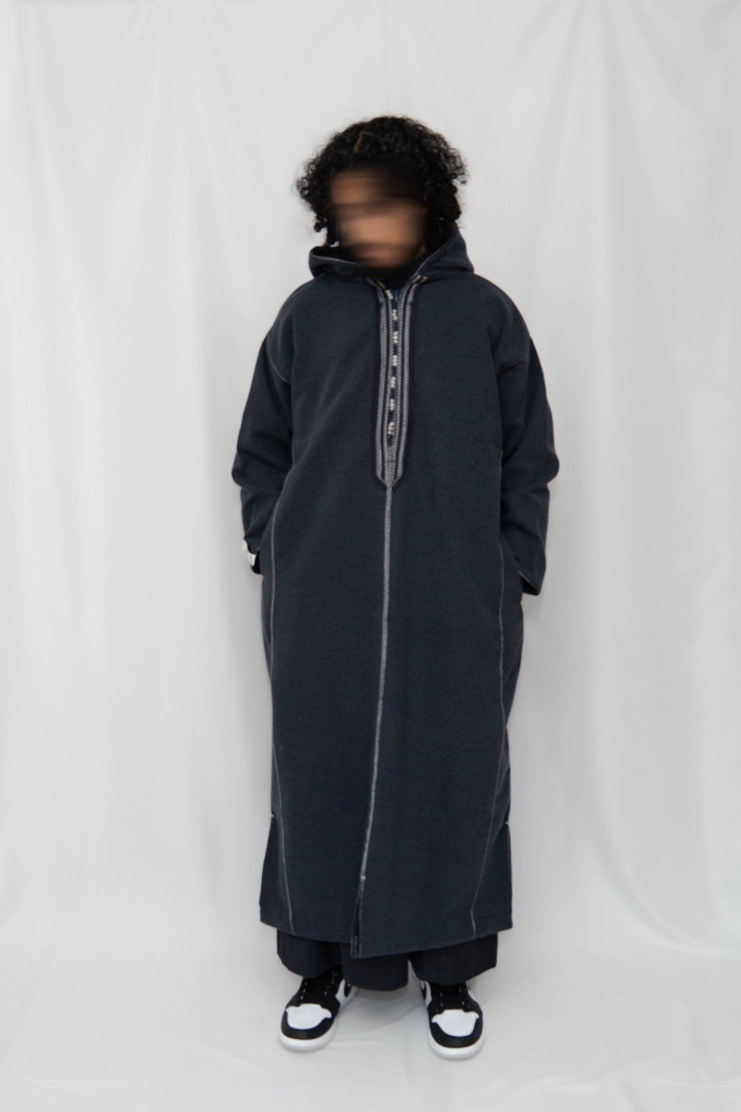 Essential Morrocan Thobe Obsidian Blue