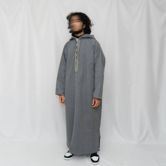 Essential Morrocan Thobe Mason Grey