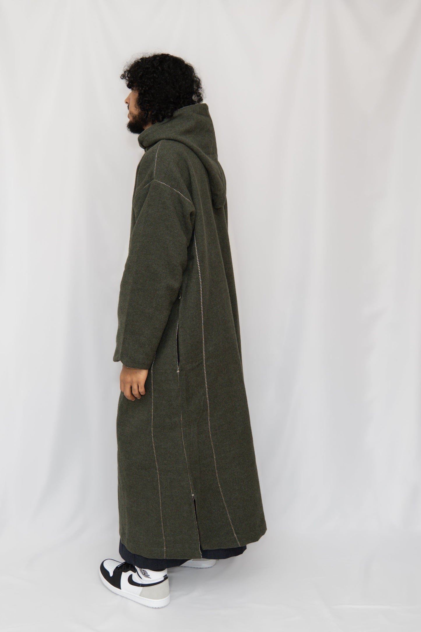 Essential Morrocan Thobe Forest green