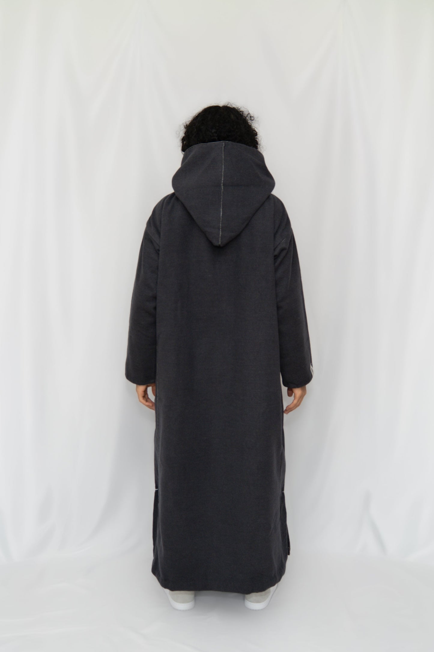 Essential Morrocan Thobe Charcoal Grey