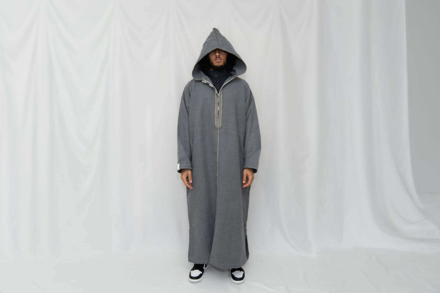 Essential Morrocan Thobe Mason Grey